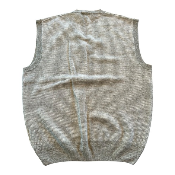 Vintage Nautica 100% Wool Sweater Vest NWT XL Golf Logo Y2K Preppy Deadstock NOS - Picture 13 of 13